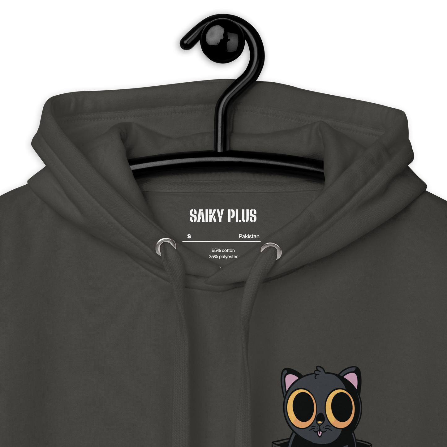 Black Cat In Pocket - Unisex Hoodie