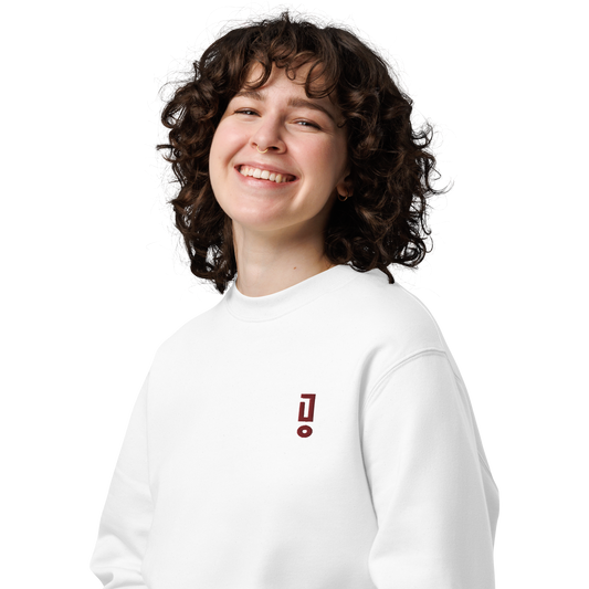 Dark Red ! - Unisex eco sweatshirt