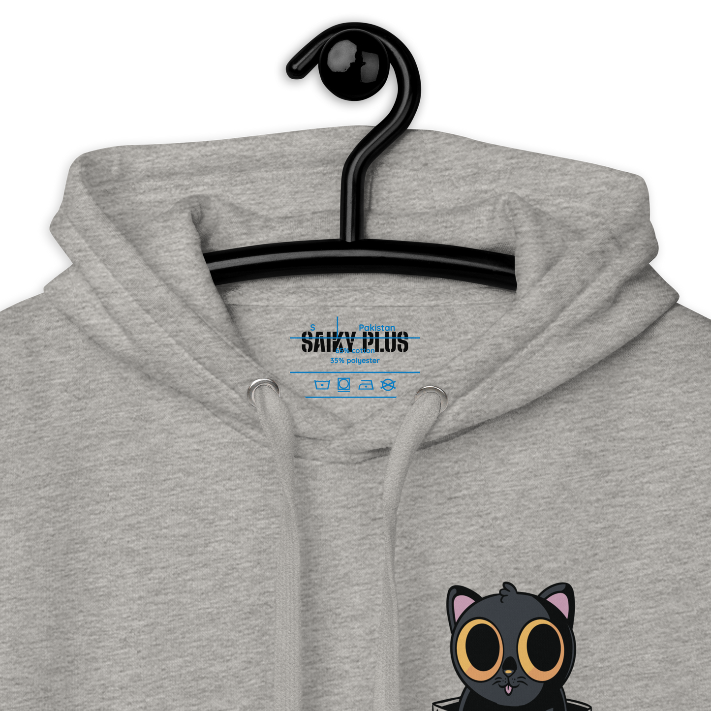 Black Cat In Pocket - Unisex Hoodie