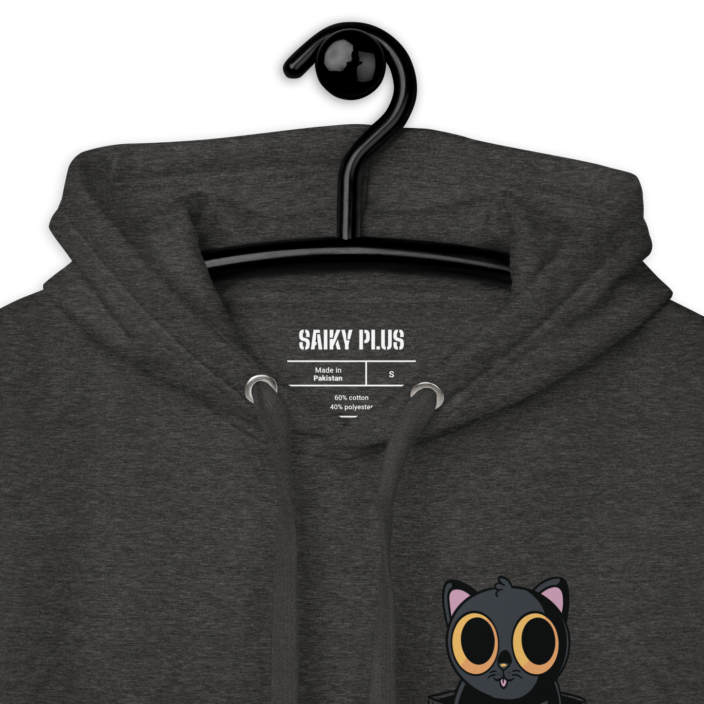 Black Cat In Pocket - Unisex Hoodie