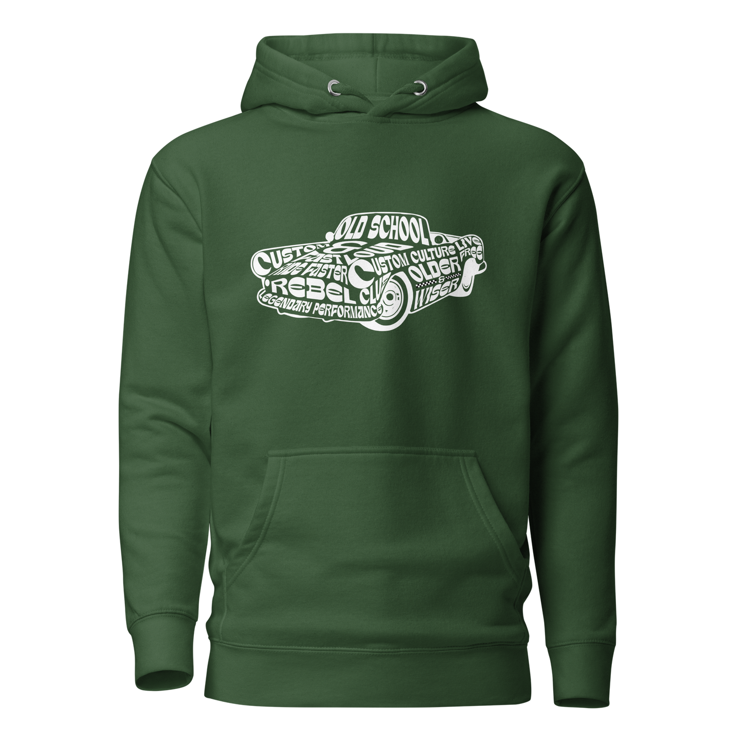 Old School Car Rebel Club  - Unisex Hoodie