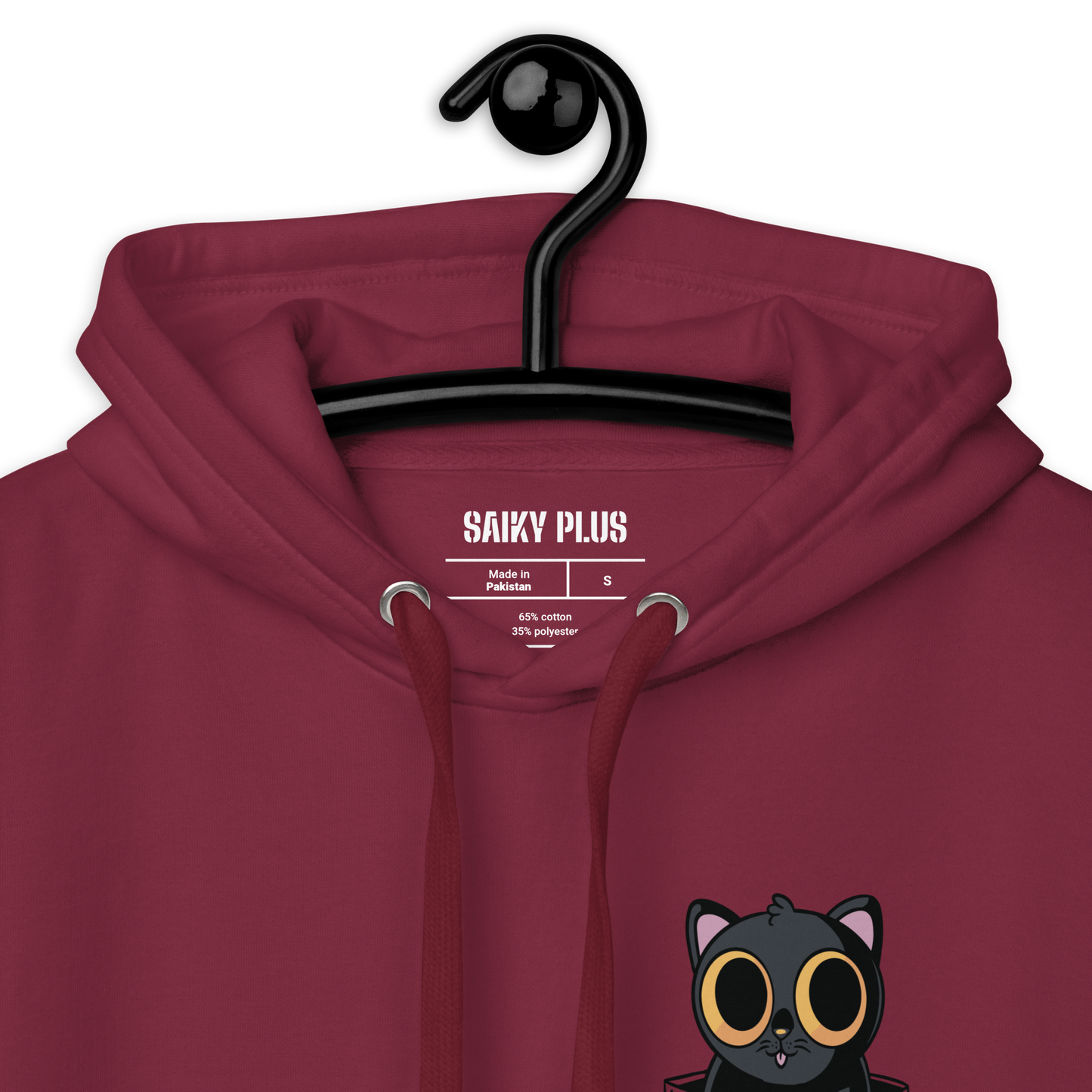 Black Cat In Pocket - Unisex Hoodie