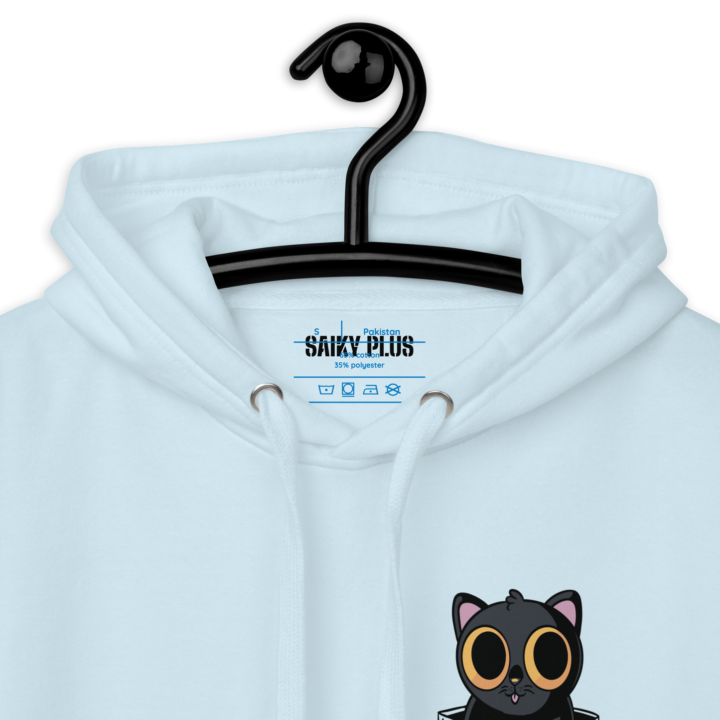 Black Cat In Pocket - Unisex Hoodie