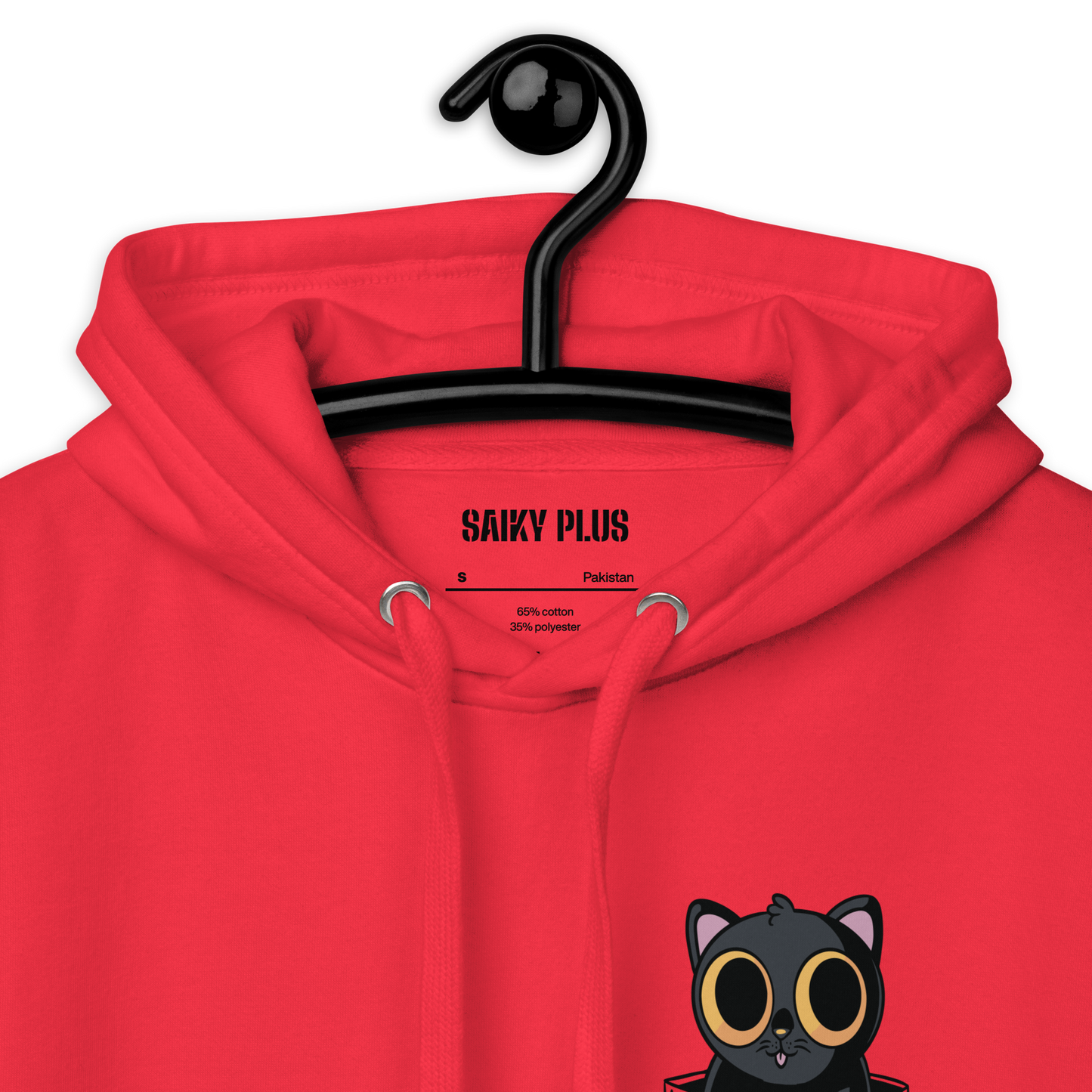 Black Cat In Pocket - Unisex Hoodie