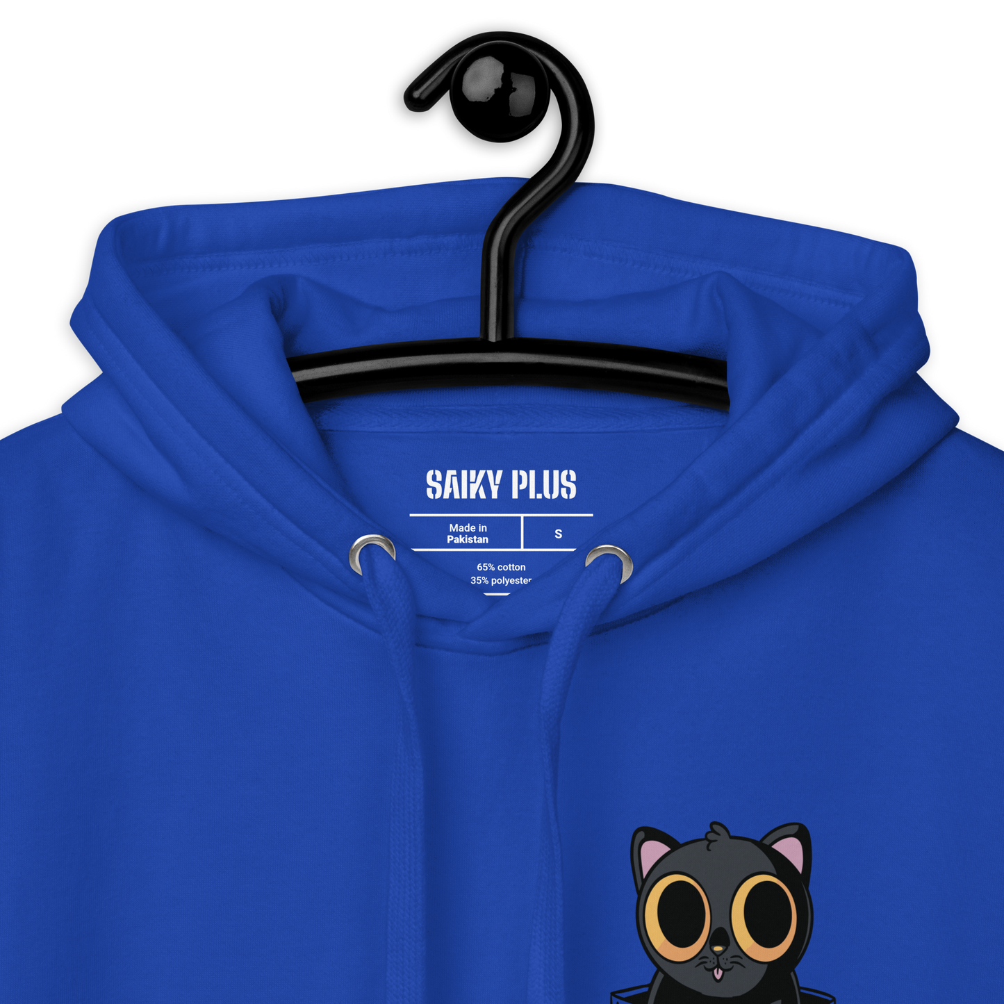 Black Cat In Pocket - Unisex Hoodie
