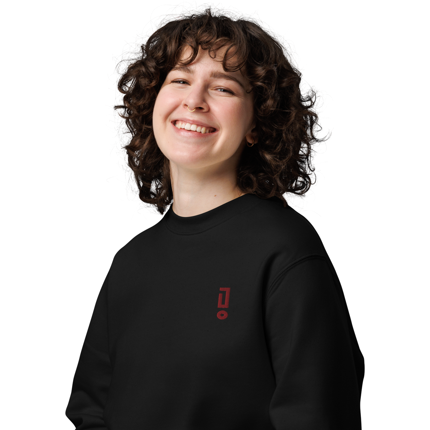 Dark Red ! - Unisex eco sweatshirt