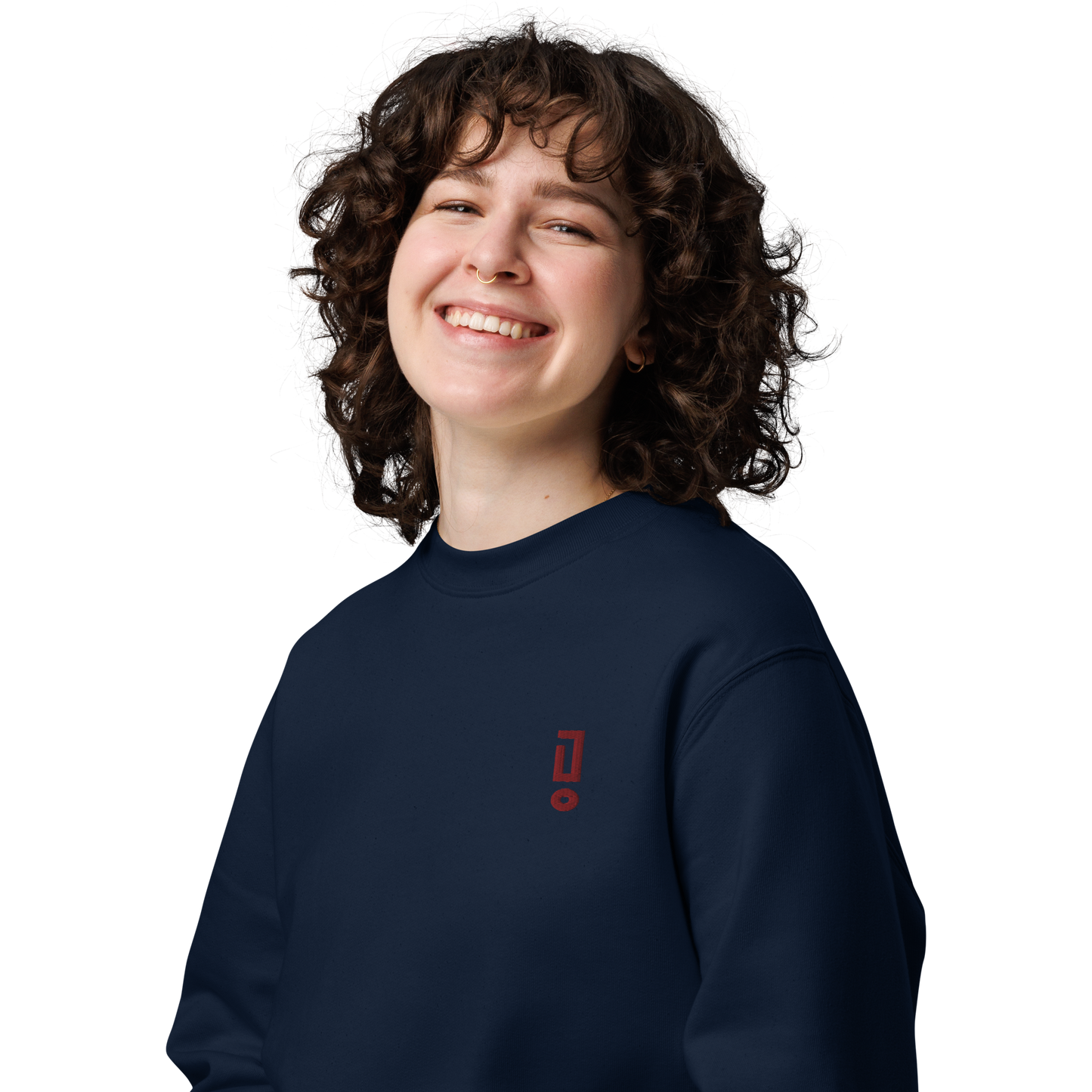 Dark Red ! - Unisex eco sweatshirt