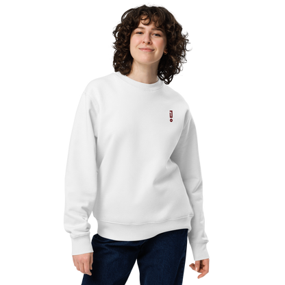 Dark Red ! - Unisex eco sweatshirt