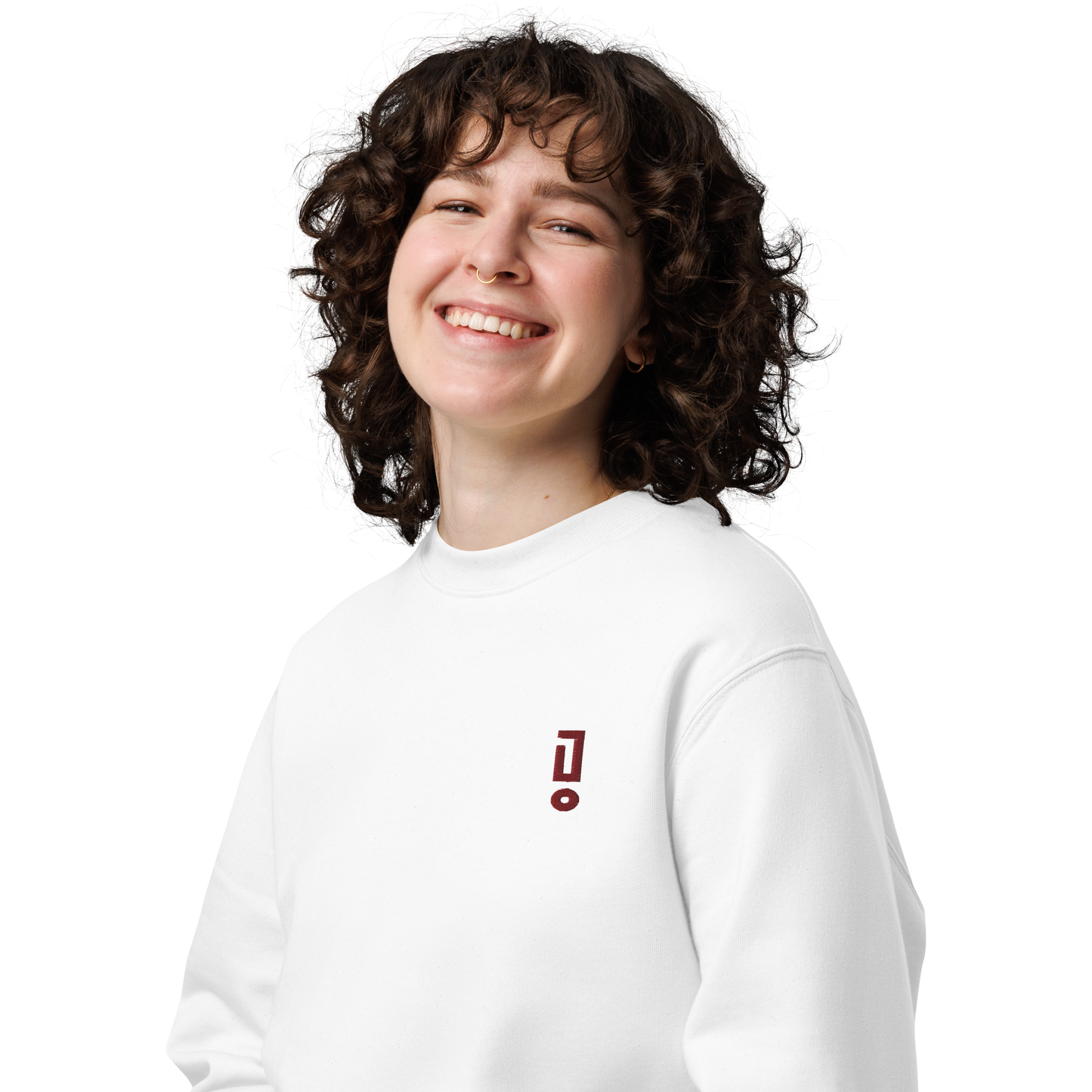 Dark Red ! - Unisex eco sweatshirt